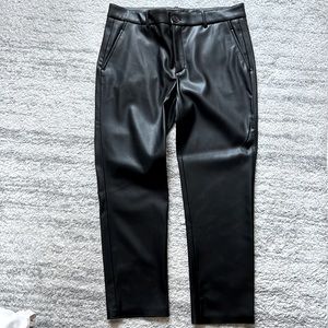 Zara Faux Leather Pants